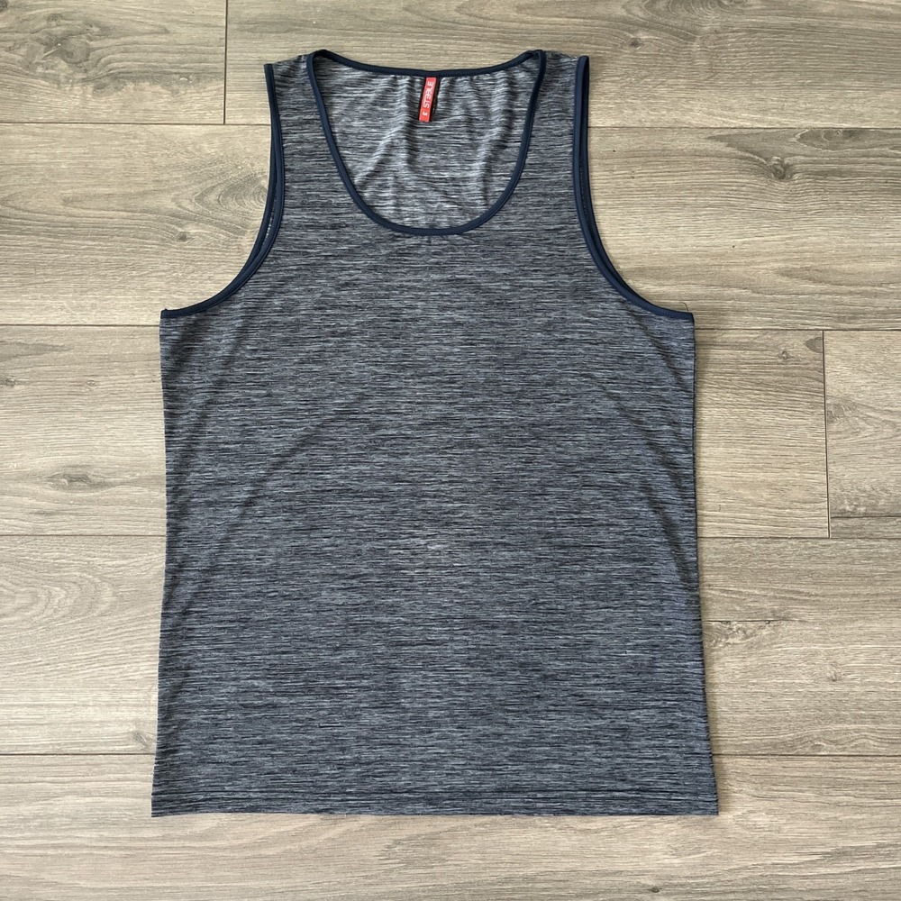 Steele Tank Top Mens M Gray Heather